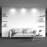 Потолочный светильник MAYTONI HOOP C086CL-GX53-SRD-BG