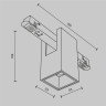 Трековый светильник MAYTONI ALFA TR121-2-7W4K-W